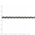 thumbnail image 4 of White Sterling Silver chain Cable 22 in 5.6 mm 5.6mm Antiqued, 4 of 5