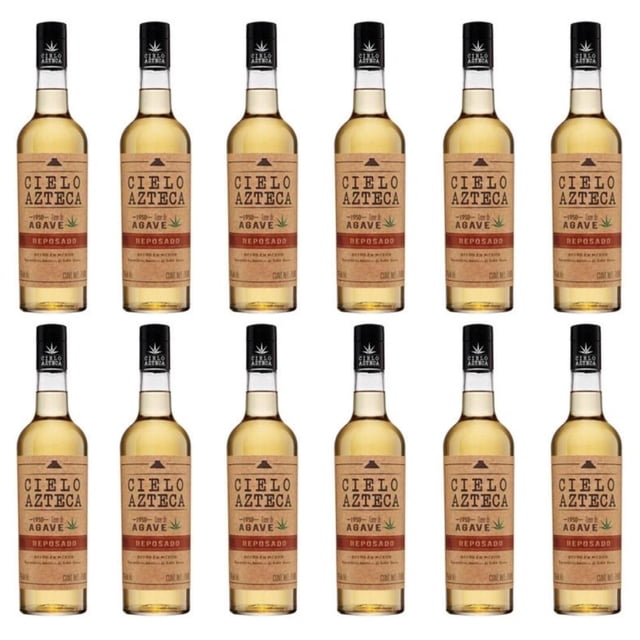 Pack de 12 Licor de Agave Cielo Azteca 750 ml Cielo Azteca 750 ml