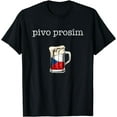thumbnail image 2 of Pivo Prosim Beer please in Czech T-Shirt, 2 of 3