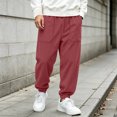 thumbnail image 2 of Men Corduroy -Lined Joggers Casual Winter Sweatpants, 2 of 4