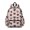Black Cat and Dot Pink Pattern, variant on Multicolor Cat Head Purple Pattern Cute School Backpack with Padded Back and Adjustable Shoulder Straps 13.4"x11"x4.7"