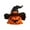 Gray, variant on Aximioll Halloween Creepy Ghost Witch Pumpkin Ornaments — Dark Tones with Eerie Aura, Halloween Decorations for Snack Tables, Dessert Stations & Halloween Party Setups for Parties with spooky setups