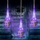 thumbnail image 1 of Xihbxyly Decoraciones de Araña de Halloween, Luces Led Brillantes, Diseño de Calavera de Madera Hueca, Adornos Festivos para Porche, Decoración para Fiestas Al Aire Libre, Perfecto para Halloween, Ju, 1 of 5