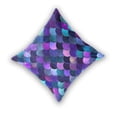 thumbnail image 2 of Purple Blue Mermaid Scales Throw Pillow Covers Pillowcases 20 x 20 Inch Home Decor 2 Packs for Bedroom Sofa, 2 of 6