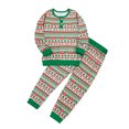 thumbnail image 5 of 100% Cotton Matching Family Pajamas Sets Christmas PJ's Deer Print Top and Pants Bottom Sleepwear, 5 of 15