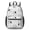 Black and White, variant on Black and White Cat Head 17" School Backpacks for Teens,Waterproof Oxford Fabric,S-Shape Padded Straps for School,Travel,Hiking,Camping