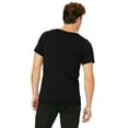 thumbnail image 2 of BE 3014 MEN JERSY RAW NECK TEE (DARK GRY HEATHER S), 2 of 3