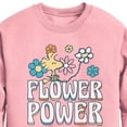 thumbnail image 2 of Peanuts - Flower Power - Toddler & Youth Crewneck Fleece Sweatshirt, 2 of 5
