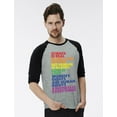thumbnail image 2 of Inspirational Quotes Rainbow Pride T-Shirt for Men - Equality and Love Advocacy - LGBTQ Supportive Tee - Comfortable and Breathable - X-Large black/gray, 2 of 6