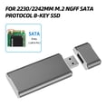 thumbnail image 3 of M.2 NGFF a USB3.0 SSD Box Plug and Play SSD Case para 2230/2242 M.2 B-key SSD JShteea Nuevo, 3 of 7
