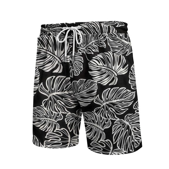 MuXiKeJi Clothes Big and Tall Men's 10'' Swim Trunks with Compression Liner Quick Dry Bathing Suit Summer Beach Shorts, 2XL-9XL