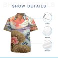 thumbnail image 7 of High Quality Hawaiian Shirts for Men Short Sleeve Aloha Beach Shirt Floral Summer Casual Button Down Shirts Blouses YRD5BM, 7 of 7