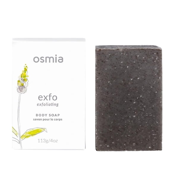 Osmia - Jabón Corporal Natural Exfo | Belleza limpia para una piel sana (4 oz | 113 g)