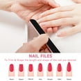 thumbnail image 2 of Nail Files and Buffer 12 Pcs, Professional Manicure Tools Kit Care Buffer Block Tools 100/180 Grit, Colorful, 2 of 6