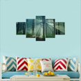 thumbnail image 3 of 5Pcs Wall Art Canvas Painting Picture Home Decor Modern Abstract Forest Sunlight, 3 of 5