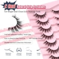 thumbnail image 3 of Pestañas postizas Siligli Natural Cat Eye 15 mm, 7 pares, 3 of 8