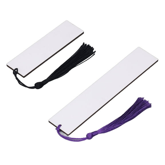 Sublimation Blanks Bookmark, Sublimation Blanks Products 60 Pcs With Tassels For DIY Craft