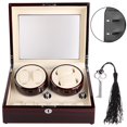 thumbnail image 3 of Watch Holder Watch Display Winder Holder Watch Storage Box Motor Shaker Watch Winder Holder Display 4+6 Automatic Electric Mechanical Watch Box US100-240V, 3 of 8
