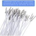 thumbnail image 4 of Ymapinc 50pcs Elastic Extender Rope Strap with Metal Ends 30cm Long White Soft String Lanyard Cord Bands for Hat Mask Fasten Party DIY Craft Making Book Binding, 4 of 5