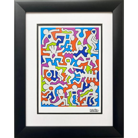 Keith Haring "Untitled" (Palladium Backdrop) FRAMED Pop Art Generic