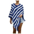 thumbnail image 2 of LOVZFMLL Cardigans Cardigan pour Femmes Mode Femmes Hiver Uni à Boutons Capes Tricotées Chandail Manteau, 2 of 4