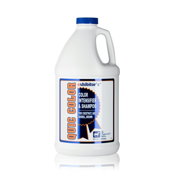 Exhibitor's Quic Color Shampoo (64 Oz): Color Intensifier for Rich Copper and Chestnut Tones