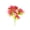 Red#4, variant on Artificial Rose Decor Bouquet for Wedding and Living Room Aesthetic Floral Arrangement Plastic Flowers for Holiday Everyday Home Decor Centerpiece 9.84 Inch Single