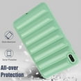 thumbnail image 5 of Allytechgroup Protective Case for Samsung Galaxy Tab S10+ / S9+ / S9 FE+ 12.4", Shockproof Puffy Bumper Cover with Soft Flexible Back, Lightweight Stand Case for Women & Kids, Green, 5 of 8