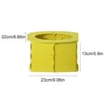 Kitchen Cleaning Supplies Portable Travel Toilet Folding Commode Toilet