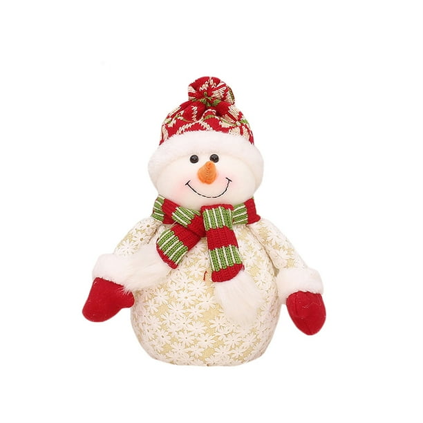 Santa Plush Snowman Plush Toy Christmas Santa Claus Stuffed Animal Toy