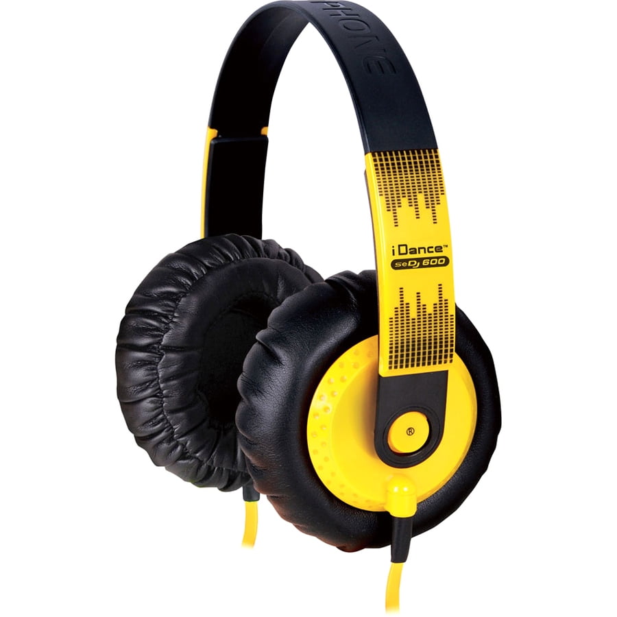 iDance OverEar Headphones Yellow, SeDJ600