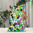 thumbnail image 4 of Fuzoiu Colorful Tie Dye Stained Glass Print Christmas Gift Bag,Burlap Gift Bag with Drawstring Closure & Hang Tag,Perfect for Holidays, Birthdays, and Special Occasions-Small, 4 of 7