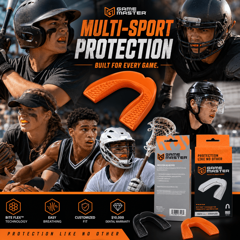 Youth Boil-and-Bite Mouth Guard, Strapless Design photo 5