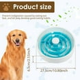 thumbnail image 3 of Wekvgz 2Pcs Plastic Slow Feeder Dog Bowl for Dry Wet Raw Food Non Slip Bottom 2 in 1 Puzzle Dog Feeding Bowl Detachable Puzzle Dog Food Bowl for Small Medium Large Dogs, 3 of 10
