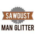 thumbnail image 3 of CafePress - Sawdust Is Man Glitter T Shirt - Men's White Classic Cotton T-Shirts, 3 of 4