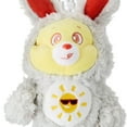thumbnail image 3 of 9” Yellow Care Bears Plush – Funshine Bear in Grey Bunny Outfit, Easter Gift, Backpack Clip for Kids & Adults, 3 of 5