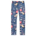 thumbnail image 2 of Richie House Girls' Patterned Stretch Pants RH0704, 2 of 2