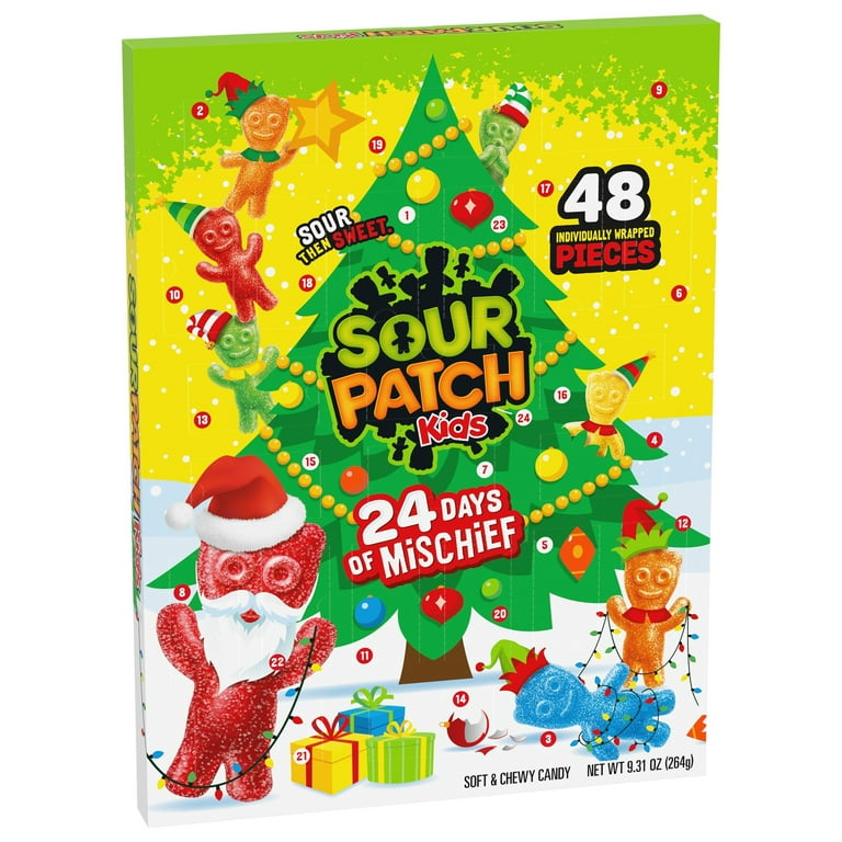 SOUR PATCH KIDS Big Kids Soft Chewy Candy Holiday Advent
