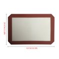 thumbnail image 3 of Yuarrent Feiqiong, alfombrilla para hornear de silicona de grado alimenticio de alta calificación, resistente a altas temperaturas, alfombrilla para Cocina y Comedor Blanco+Rojo METRO Yuarrent JJ19534-02B, 3 of 5