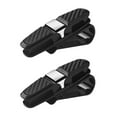 thumbnail image 5 of Dickly 2Pcs Generic Car Visor Sunglasses Holder Double Ends Clip Automotive Accessories, 5 of 9