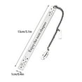 thumbnail image 3 of SLYNSHome Metal Bookmarks for Teacher Gifts,Funny Bookmarks Teachers Appreciation Gifts Enjoy The Next Charpter 2024 New Bookmark for Reading Lovers Writers Friends,Book Accessories, 3 of 5