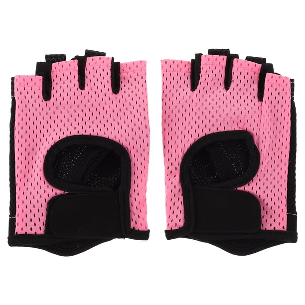 par de guantes de ciclismo transpirables: diseño unisex, aptos para hombres y mujeres. Guantes de fitness antideslizantes que absorben el sudor para gimnasio y ciclismo de montaña.