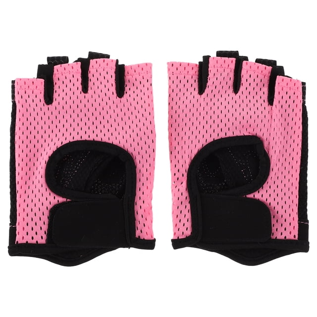 par de guantes de ciclismo transpirables: diseño unisex, aptos para hombres y mujeres. Guantes de fitness antideslizantes que absorben el sudor para gimnasio y ciclismo de montaña.