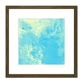 thumbnail image 1 of Green Blue Cloud Weather Sky 8X8 Inch Square Wooden Framed Wall Art Print Picture with Mount, 1 of 4