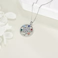 thumbnail image 2 of Metatron Cube Necklace Sterling Silver Sacred Geometry Seals of Archangel Angel Pendant 7 Chakra Jewelry Talisman Gifts for Women Men, 2 of 3