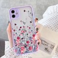thumbnail image 1 of Butterfly Lavender Higan Flower Phone Case For iphone 7 8 plus 12 13 mini 11 15 14 pro max X XR XS Max Shockproof Shell Cover, 1 of 1
