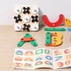 thumbnail image 2 of Juego De Tableros De Formas De Madera Tablero de actividades juguetes de educación temprana juguetes Tic Tac Toe los mejores regalos para niños, 2 of 8