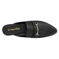 thumbnail image 4 of Women Flat Mules Pointed Toe Slip On Slides Buckle Detail Backless Loafers Comfortable Casual Shoes, 4 of 8