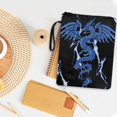 thumbnail image 3 of HELLHERO Book Cover Sleeve Pouch Reusable with Handle Polyester Protector Wrap Bag for Teachers Bible or Book Book Protection 11.4 Inch X 8.66 Inch, 3 of 8