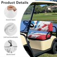 thumbnail image 6 of HUIACONG Patriotic Butterfly Washable Golf Cart Seat Covers Towel Blanket for Sports Outdoor, Golf Cart Seat Covers 2 Piece Soft and Comfortable, 6 of 7